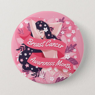 Breast Cancer Awareness Month Button