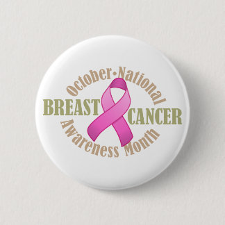 Breast Cancer Awareness Month Button