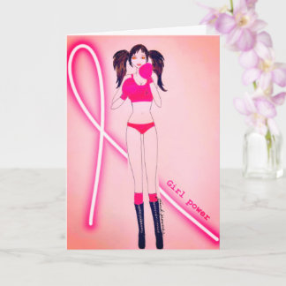 breast cancer awareness month card