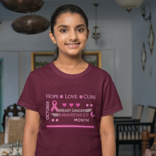 Breast Cancer Awareness Month Design T_Shirt