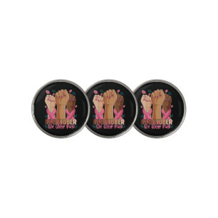 Breast Cancer Awareness Month In October We Wear P Golf Ball Marker