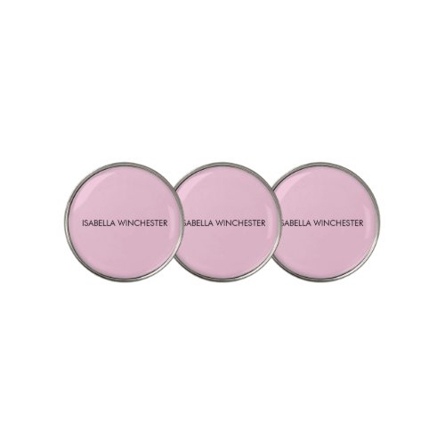 Breast cancer awareness month light pink custom  golf ball marker