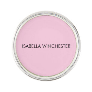 Breast cancer awareness month light pink custom lapel pin