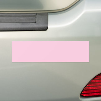 Breast cancer awareness month light pink solid bumper sticker