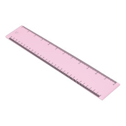 Breast cancer awareness month light pink solid  ruler