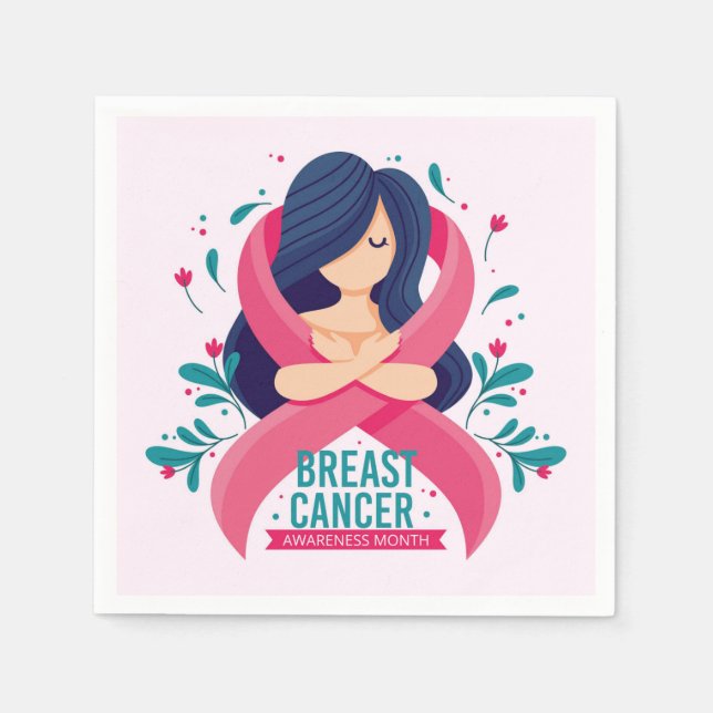Breast Cancer Awareness Month Napkins (Front)