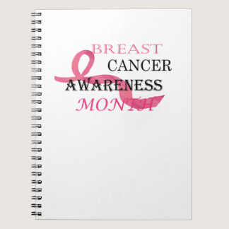 Breast Cancer Awareness Month Notebook