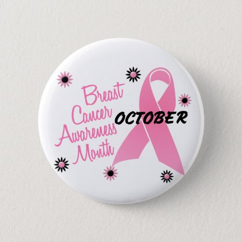 Breast Cancer Awareness Month Pinback Button