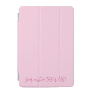 Breast cancer awareness month pink custom script iPad mini cover