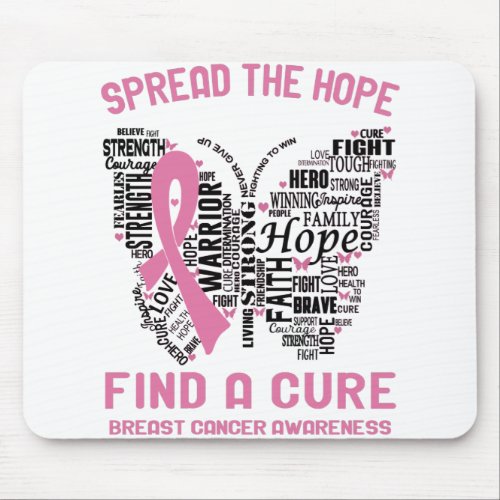 Breast Cancer Awareness Month Ribbon Gifts Mouse Pad