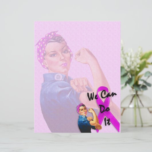 Breast Cancer Awareness Month, Rosie the Riveter (Standing Front)