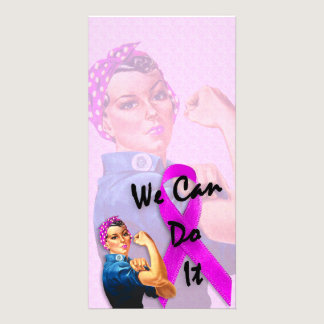 Breast Cancer Awareness Month, Rosie the Riveter Card
