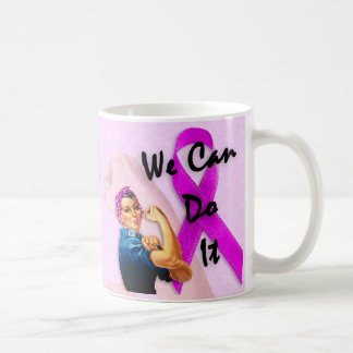 Breast Cancer Awareness Month, Rosie the Riveter Coffee Mug