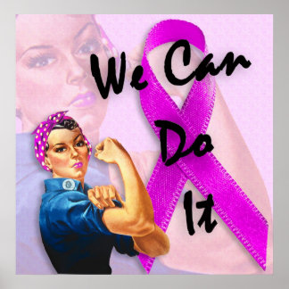 Breast Cancer Awareness Month, Rosie the Riveter Poster