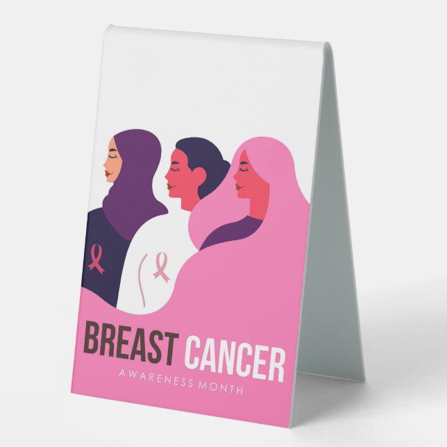 Breast Cancer Awareness Month Table Tent (Front)