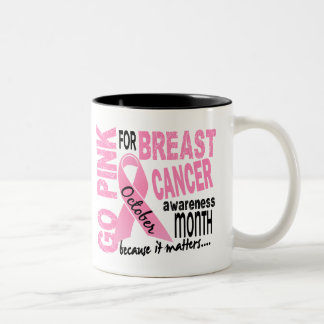 Breast Cancer Awareness Month Two-Tone Coffee Mug