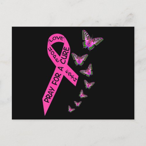 Breast Cancer Awareness Month Women Religious Butt Postcard