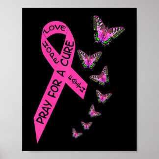 Breast Cancer Awareness Month Women Religious Butt Poster