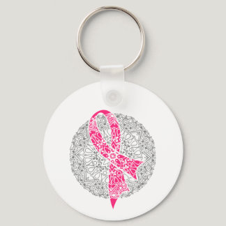 Breast Cancer Awareness Month Women's Oncology  Keychain