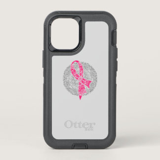 Breast Cancer Awareness Month Women's Oncology  OtterBox Defender iPhone 12 Mini Case