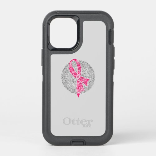 Breast Cancer Awareness Month Womens Oncology  OtterBox Defender iPhone 12 Mini Case