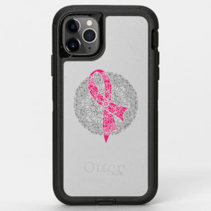 Breast Cancer Awareness Month Women's Oncology OtterBox Defender iPhone 11 Pro Max Case
