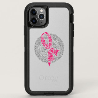 Breast Cancer Awareness Month Women's Oncology  OtterBox Defender iPhone 11 Pro Max Case