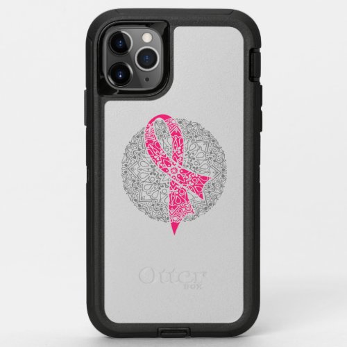 Breast Cancer Awareness Month Womens Oncology  OtterBox Defender iPhone 11 Pro Max Case