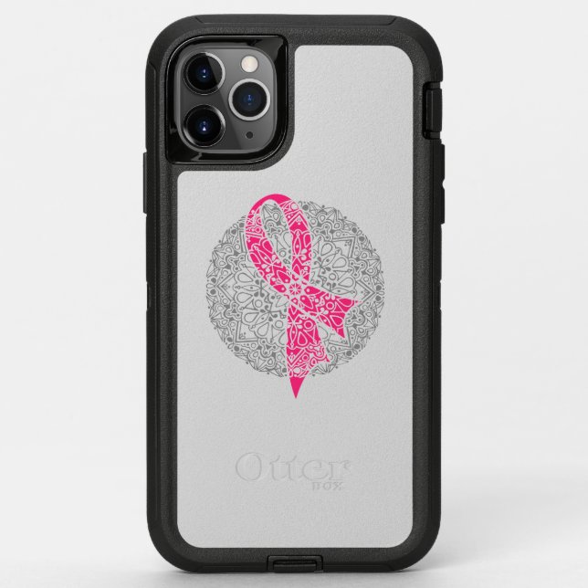 Breast Cancer Awareness Month Women's Oncology  Otterbox iPhone Case (Back)
