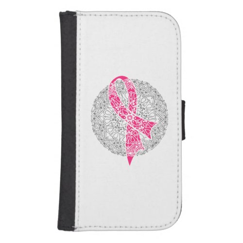 Breast Cancer Awareness Month Womens Oncology  Galaxy S4 Wallet Case