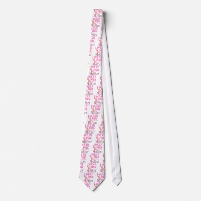 breast cancer awareness mother neck tie (Front)