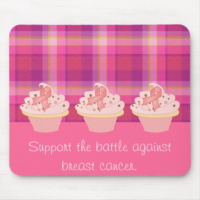 Breast Cancer Awareness Mouse Pad (Front)