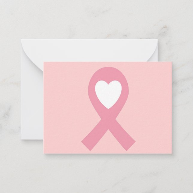 Breast Cancer Awareness Note Card (Front)