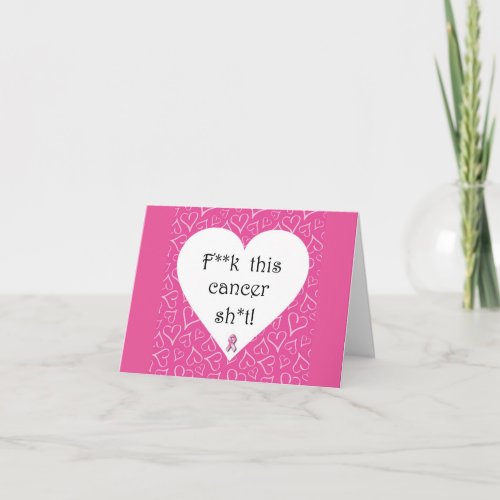 Breast Cancer Awareness Note Card wenvelopes Card