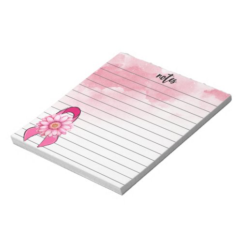 Breast Cancer Awareness Notepad 