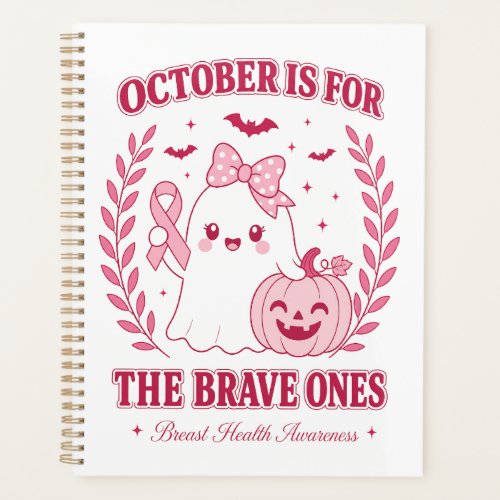 Breast Cancer Awareness October Halloween Planner