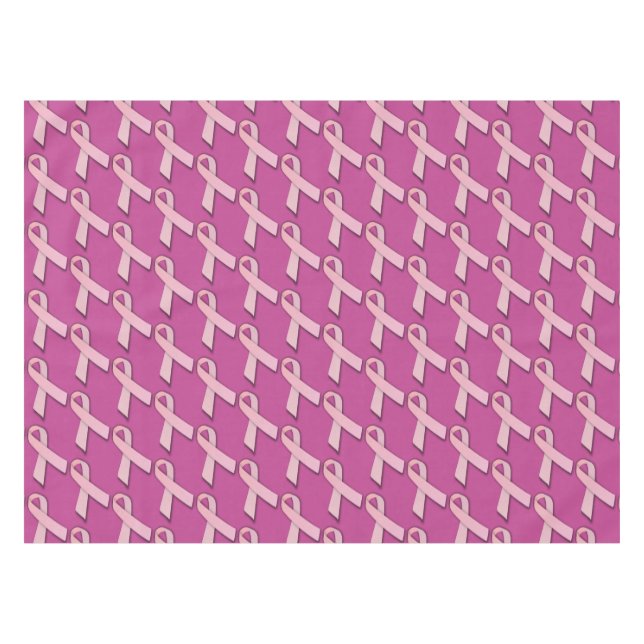 Breast Cancer Awareness Pattern Tablecloth (Front (Horizontal))