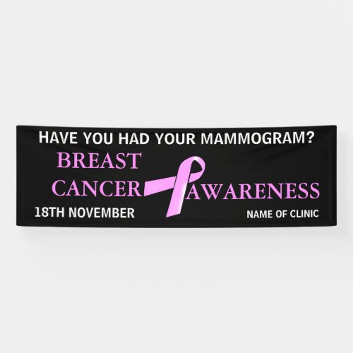 Breast Cancer Awareness  Personalize Banner