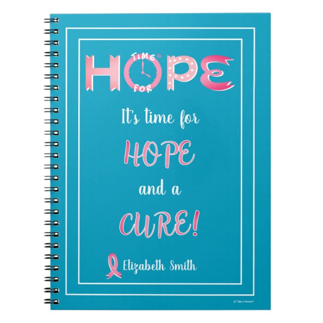 Breast Cancer Awareness Personalized Notebook (Front)