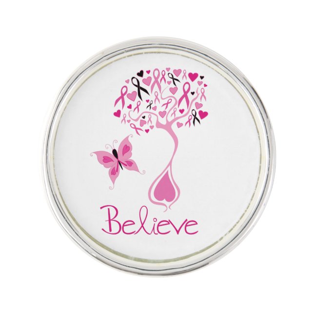 Breast Cancer Awareness Pin (Front)