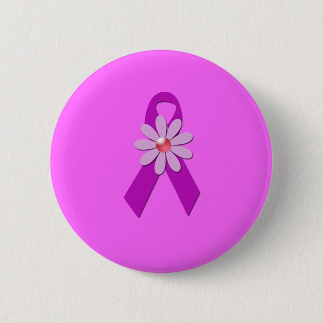 Breast Cancer Awareness Pinback Button (Front)