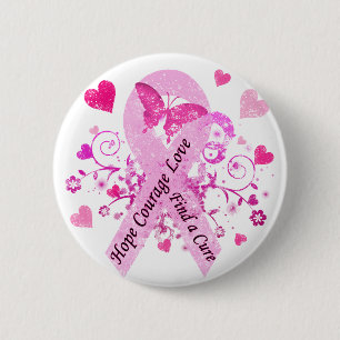 Breast Cancer Awareness Pinback Button