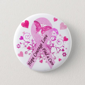 Breast Cancer Awareness Pinback Button