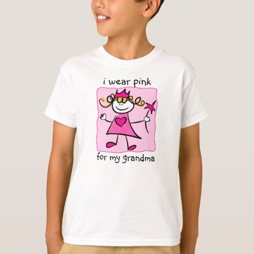 Breast Cancer Awareness Pink Princess T_Shirt