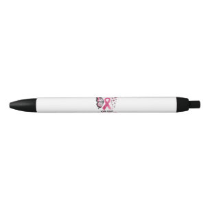 Breast Cancer Awareness Pink Ribbon Butterfly Pen