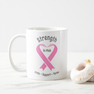 Breast Cancer Awareness Pink Ribbon Coffee Mug