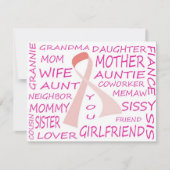 BREAST CANCER AWARENESS PINK RIBBON DESIGN (Front)