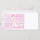 BREAST CANCER AWARENESS PINK RIBBON DESIGN (Front)