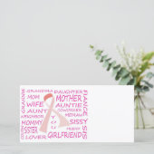 BREAST CANCER AWARENESS PINK RIBBON DESIGN (Standing Front)