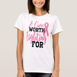 Breast Cancer Awareness Pink Ribbon Fighter T-Shirt